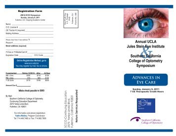 Advances in Eye Care Annual UCLA Jules Stein Eye Institute ...