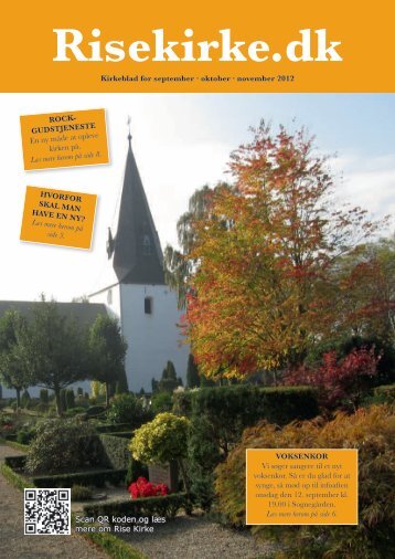 Kirkeblad for september · oktober · november 2012 ... - Rise Kirke