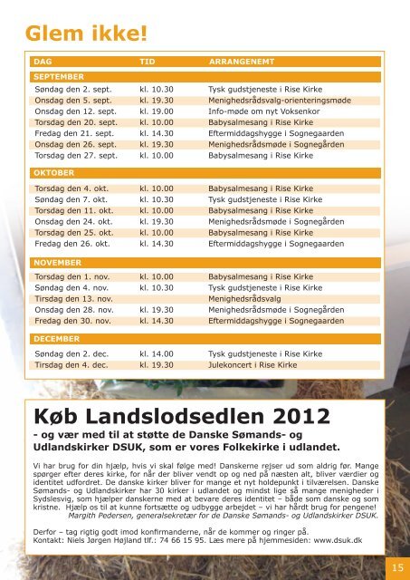 Kirkeblad for september · oktober · november 2012 ... - Rise Kirke