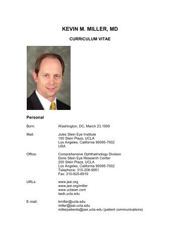 kevin m. miller, md - Jules Stein Eye Institute