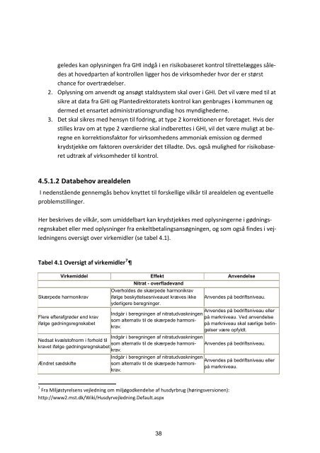 Rapport fra arbejdsgruppen om forenkling af de ... - Miljøstyrelsen