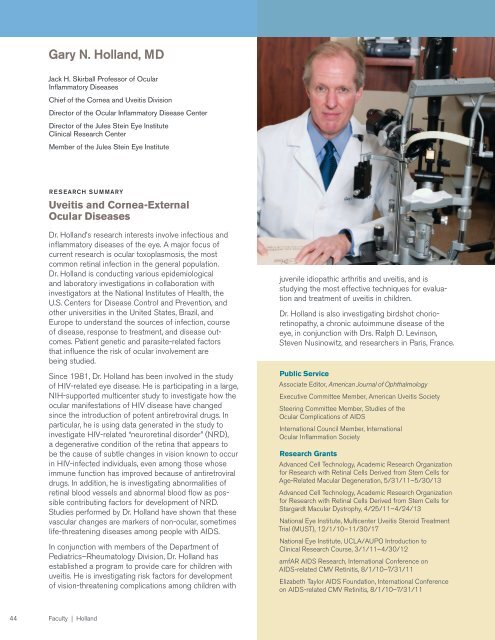 View Annual Report - Jules Stein Eye Institute
