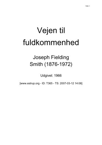 Vejen til fuldkommenhed