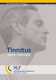 Tinnitus: Berre i mitt øyre - Hlf