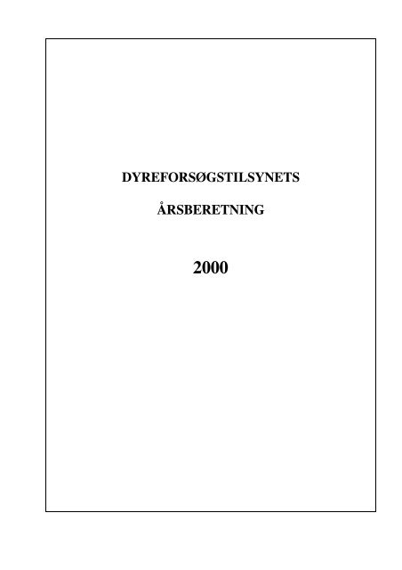 Årsrapport 2000