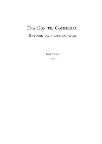 Fra kon til Commerau (pdf) - Mocca Crew