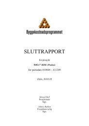 SLUTTRAPPORT - Byggekostnadsprogrammet