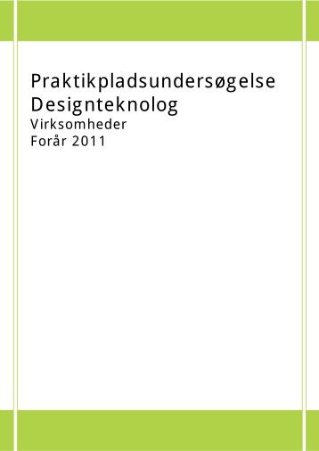 Praktikpladsevaluering – designteknolog - KEA