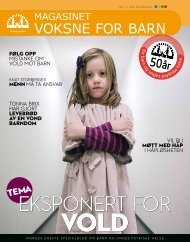 (Pdf) Magasinet Voksne for Barn 05/2010