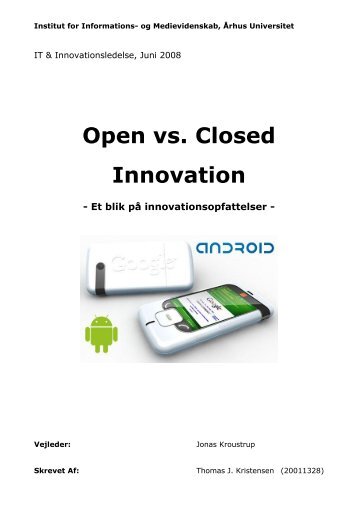 Open vs. Closed Innovation - Et blik på innovationsopfattelser