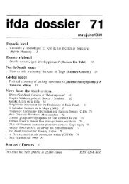 Ifda dossier 71, May/June 1989