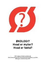 myter og fakta.pdf - Økologisk mad i kantinen