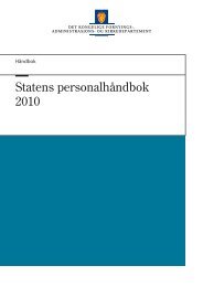 Statens personalhåndbok 2010 - Norsk Tollerforbund