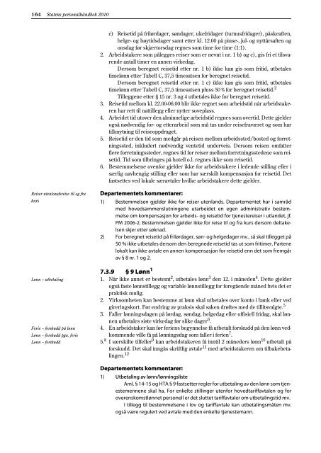 Statens personalhåndbok 2010 - Norsk Tollerforbund