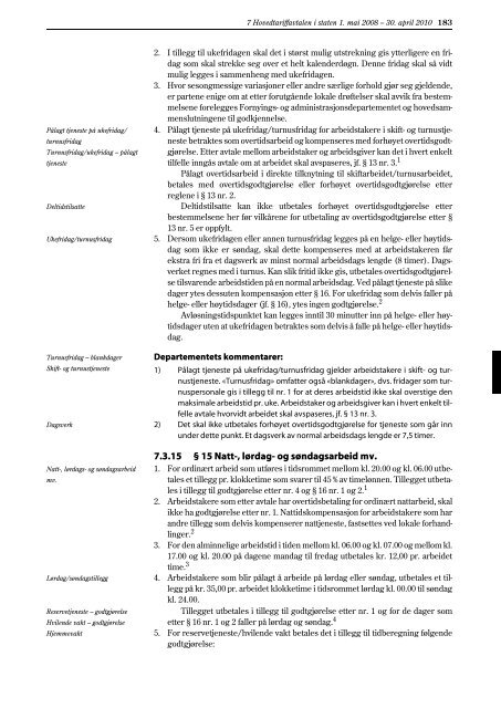 Statens personalhåndbok 2010 - Norsk Tollerforbund