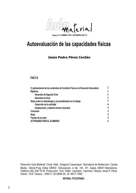 Autoevaluación de las capacidades físicas - educación física juan ...