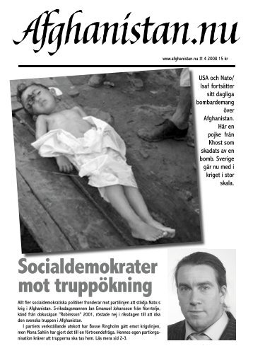 Socialdemokrater mot truppökning - Afghanistan.nu