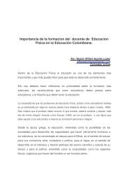 Importancia de la formacion del docente de Educacion Fisica en la ...