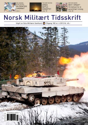 Klikk her for nr 4 - Norsk Militært Tidskrift
