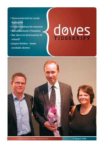 2008-06 DT.pdf - Norges Døveforbund