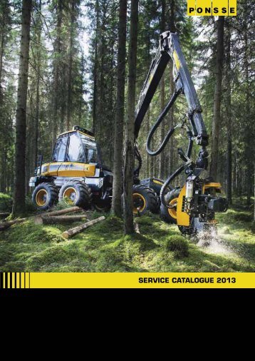 Service catalogue 2013 ENG In English - Ponsse