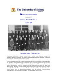 Bulletin 44 - Archive of Australian Judaica - University of Sydney