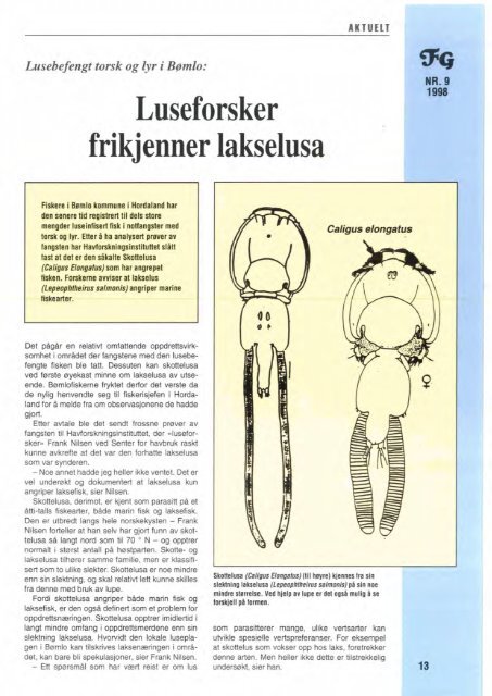 Fiskets Gang. Nr 9. 1998