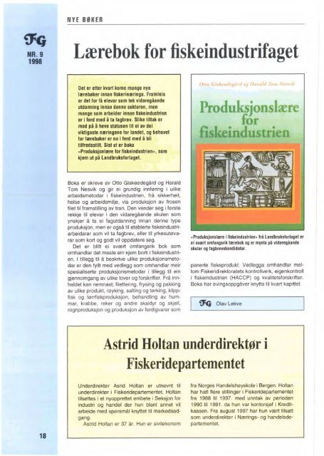 Fiskets Gang. Nr 9. 1998