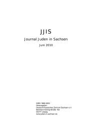 Journal Juden in Sachsen - Ausgabe vom Juni 2010