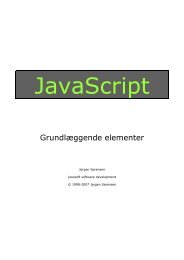 JavaScript - jososoft - Jørgen Sørensen