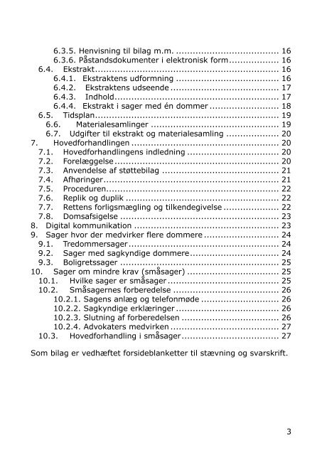 Hent vejledningen om behandling af civile sager ved ... - Domstolene