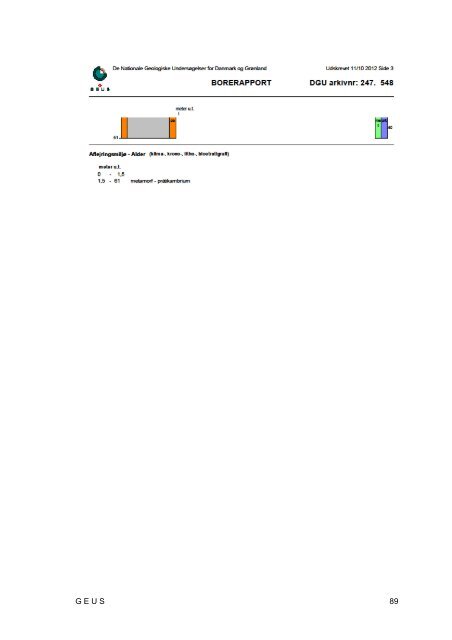 Rapport nr. 1: Område Østermarie - Geus