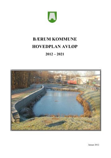 BÆRUM KOMMUNE HOVEDPLAN AVLØP