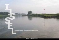 Handreiking Ruimtelijke Kwaliteit IJssel - Ruimte voor de Rivier