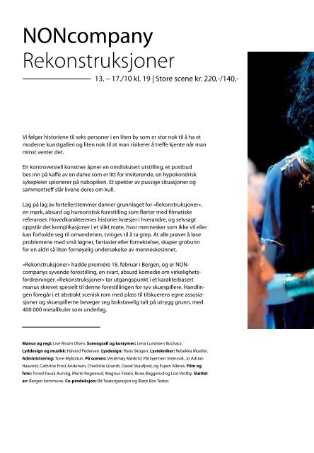 Program høsten 2010 - Black Box Teater