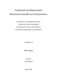 Funktionale dreidimensionale Photonische Kristalle aus ...