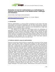 Evaluation of reservoir sedimentation as a methodology for ...