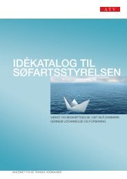 IDÉKATALOG TIL SØFARTSSTYRELSEN