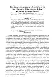 Late Quaternary paraglacial sedimentation in the Macgillycuddy's ...