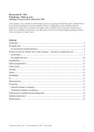 Matematik A – htx - Undervisningsministeriet