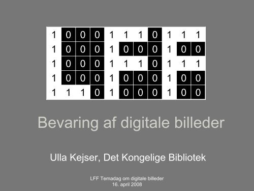 Bevaring af digitale billeder