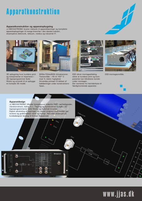 Præsentationsflyer - til udskrift - JJ MECHATRONIC A/S