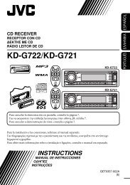 KD-G722/KD-G721 - Jvc