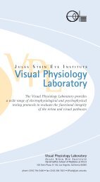 Visual Physiology Laboratory - Jules Stein Eye Institute