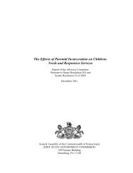 The Effects of Parental Incarceration on Children: Needs and ...