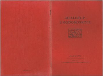 Mellerupbogen Årsskrift 1952 - Mellerup Fri- og Efterskole