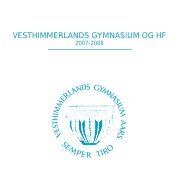 2007-2008 - Vesthimmerlands Gymnasium & HF