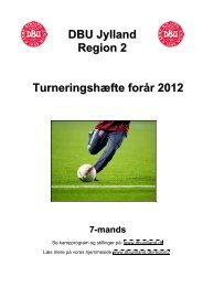 DBU Jylland Region 2 Turneringshæfte forår 2012 7-mands - Sunds ...
