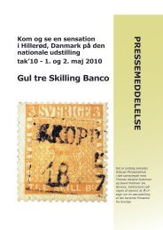 Gul tre Skilling Banco PRESSEMEDDELELSE - Sveriges Filatelist ...