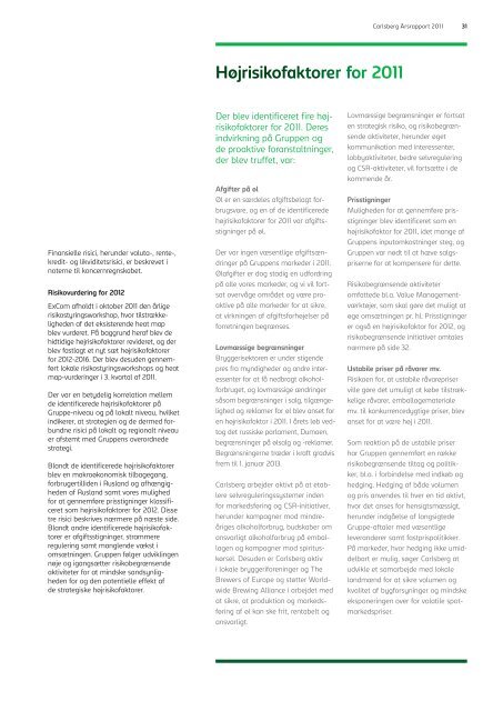 Carlsberg Årsrapport - Carlsberg Group